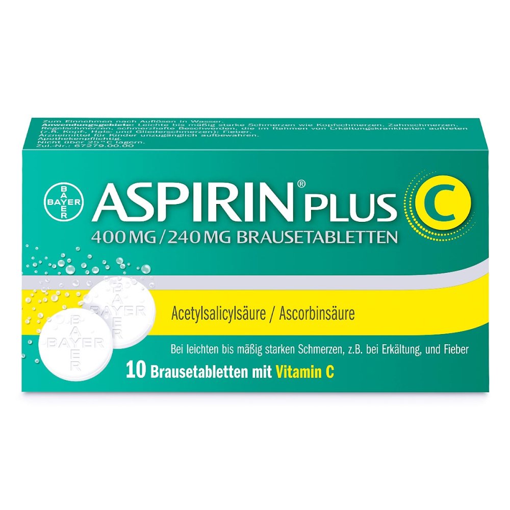 Aspirin Plus C Brausetabletten (10 stk)
