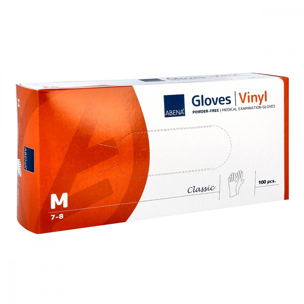 Vinyl Handschuhe Puderfrei Medium (100 stk)
