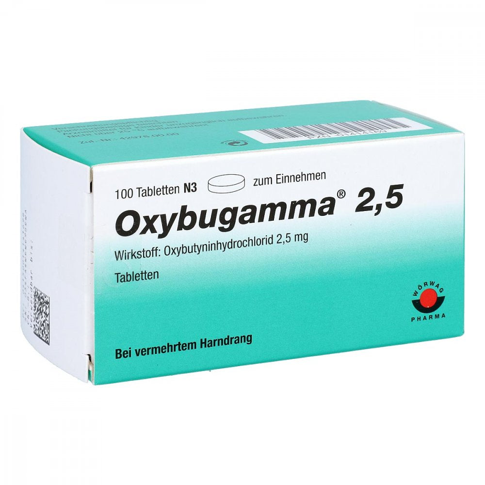 Das Produktfoto zeigt Oxybugamma 2,5 Tabletten (100 stk) PZN 01414169