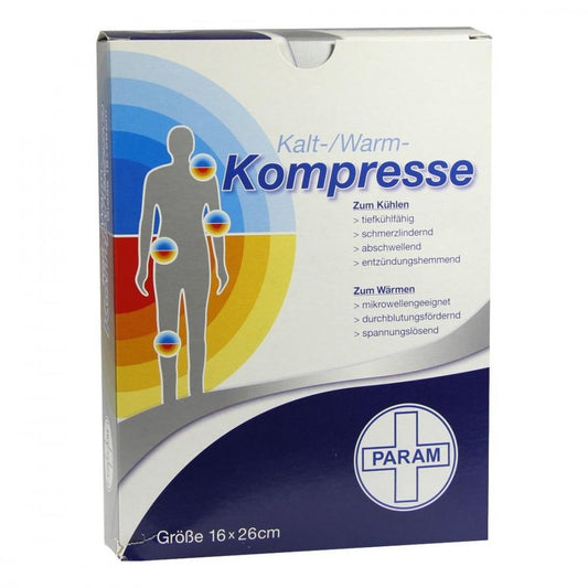 Das Produktfoto zeigt Kalt-Warm Kompresse 16x26 Cm (1 stk) PZN 01417877