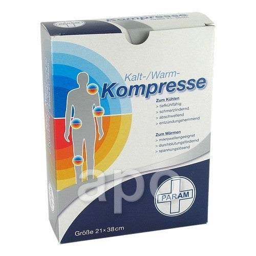 Das Produktfoto zeigt Kalt-Warm Kompresse 21x38 Cm (1 stk) PZN 01417908
