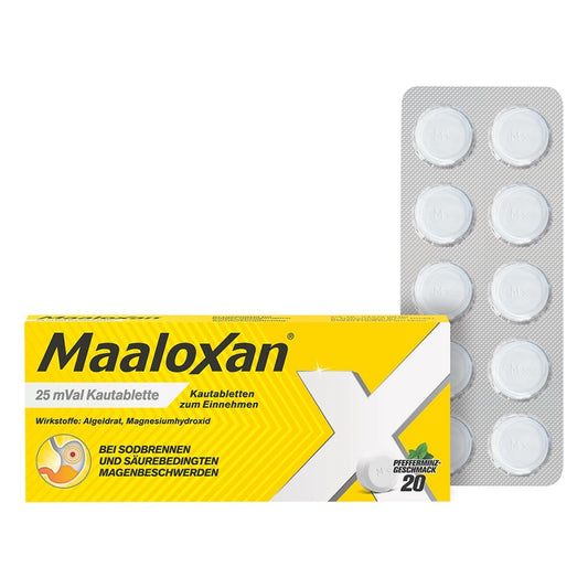 Maaloxan 25 Mval Kautabletten (20 stk)