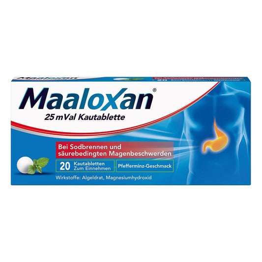 Maaloxan 25 Mval Kautabletten (20 stk)