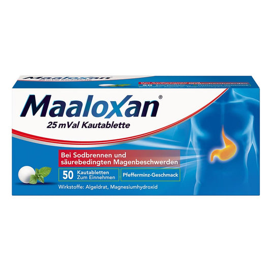 Maaloxan 25 Mval Kautabletten (50 stk)
