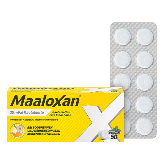 Maaloxan 25 Mval Kautabletten (50 stk)