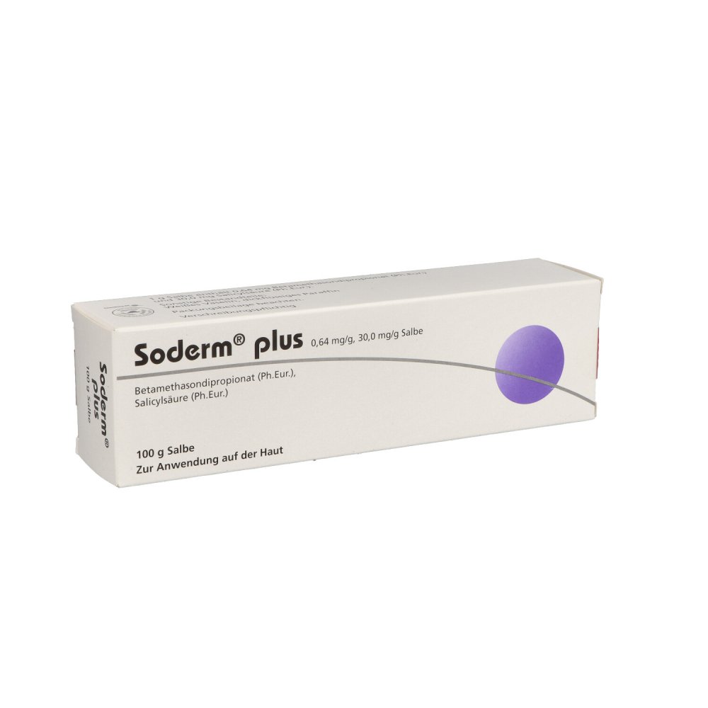 Soderm Plus 0,64 Mg/G + 30 Mg/G Salbe (100 g)