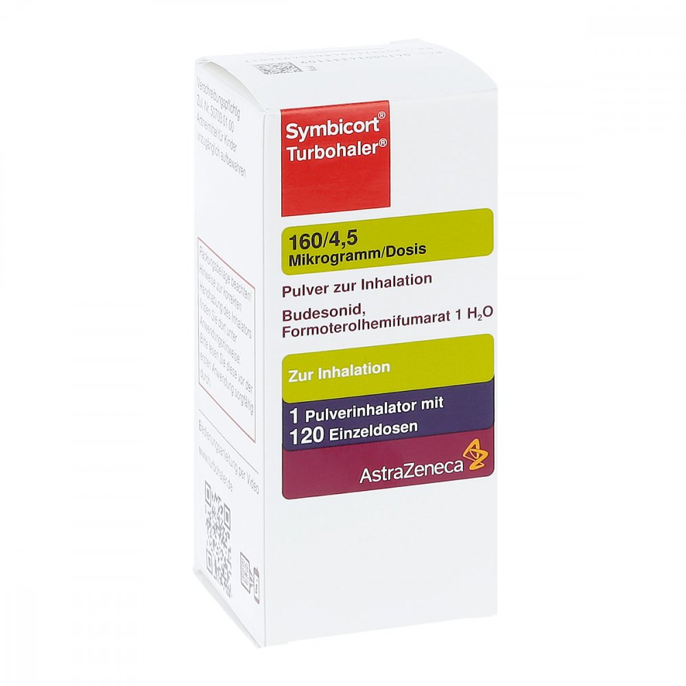 Symbicort Turbohaler 160/4,5 Μg/Dosis 120 Ed (1 stk)