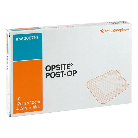 Das Produktfoto zeigt Opsite Post-Op 10x12 Cm Verband Einzeln Steril (10X1 stk) PZN 01447453