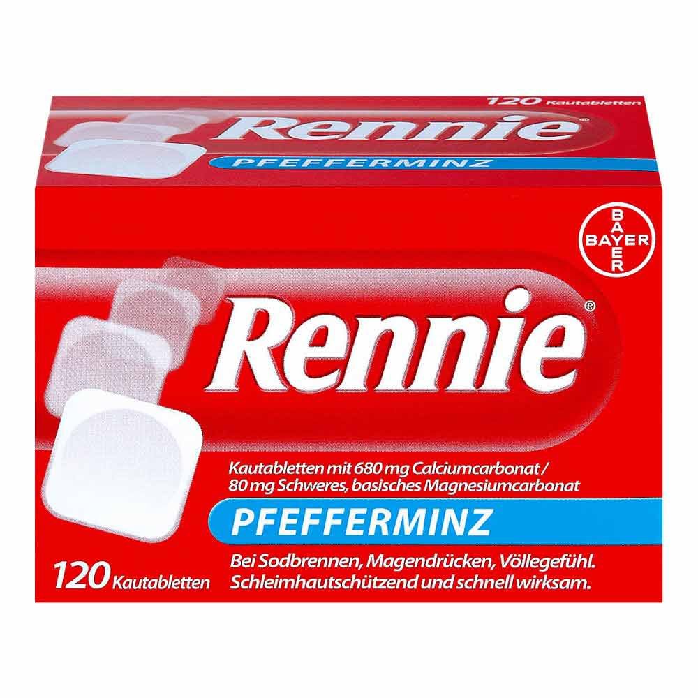Das Produktfoto zeigt Rennie Kautabletten (120 stk) PZN 01459634