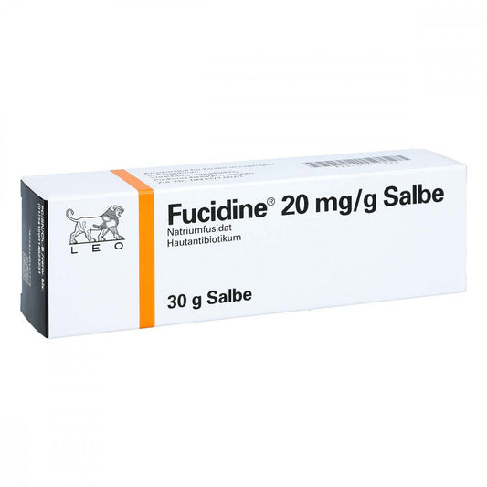 Das Produktfoto zeigt Fucidine Salbe (30 g) PZN 01462323