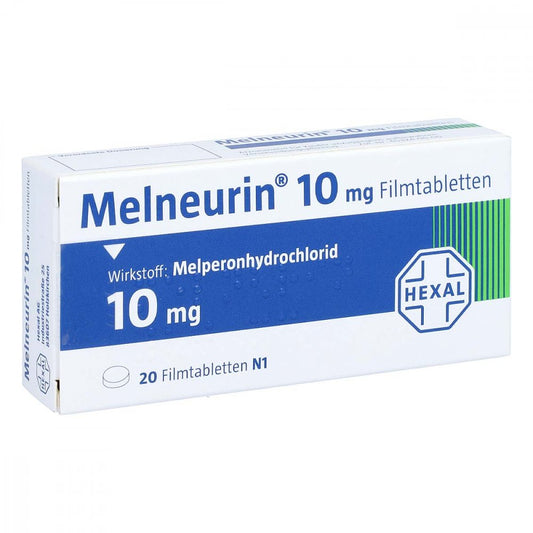 Das Produktfoto zeigt Melneurin 10 Filmtabletten (20 stk) PZN 01470400