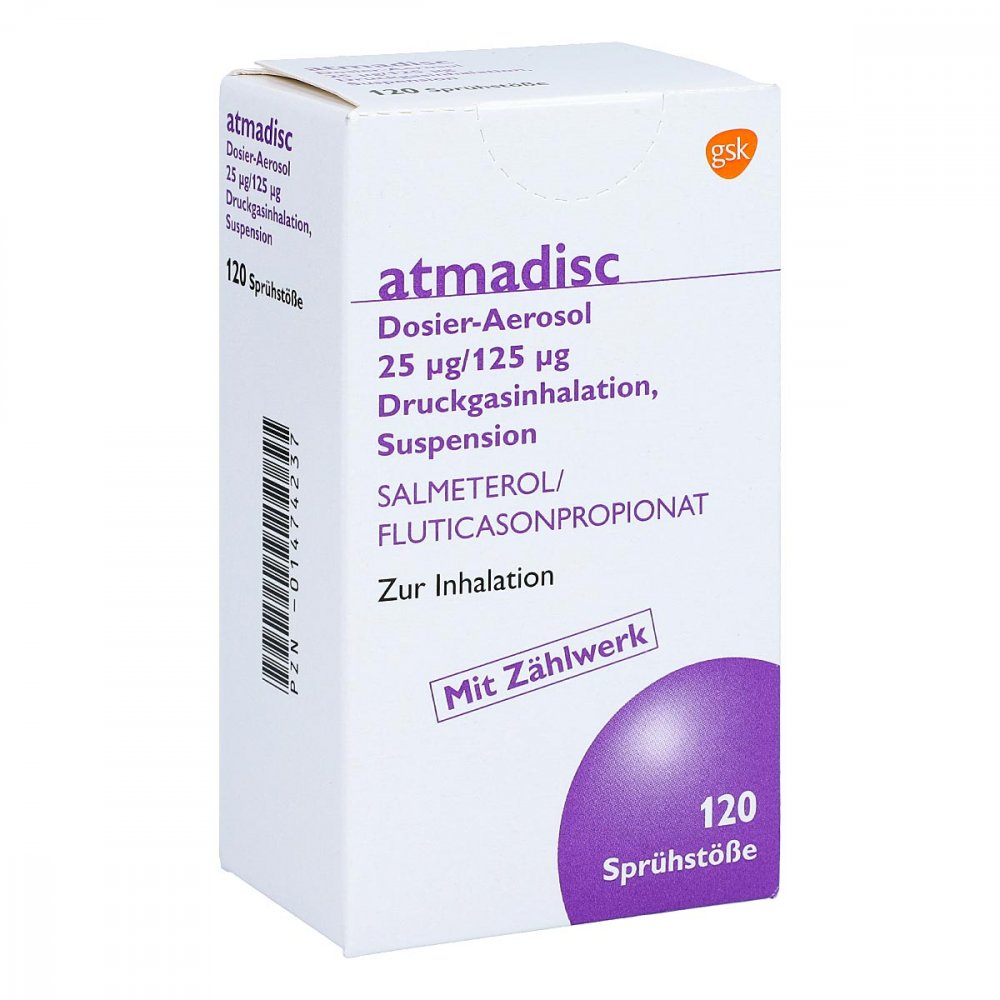 Atmadisc 25 Μg/125 Μg Dos.Aer.Fckw Frei (120 stk)