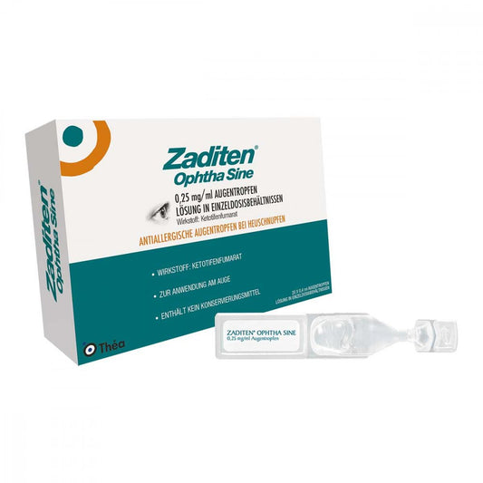 Zaditen Ophtha Sine 0,25 Mg/Ml Augentr.Einzeldos. (20 stk)