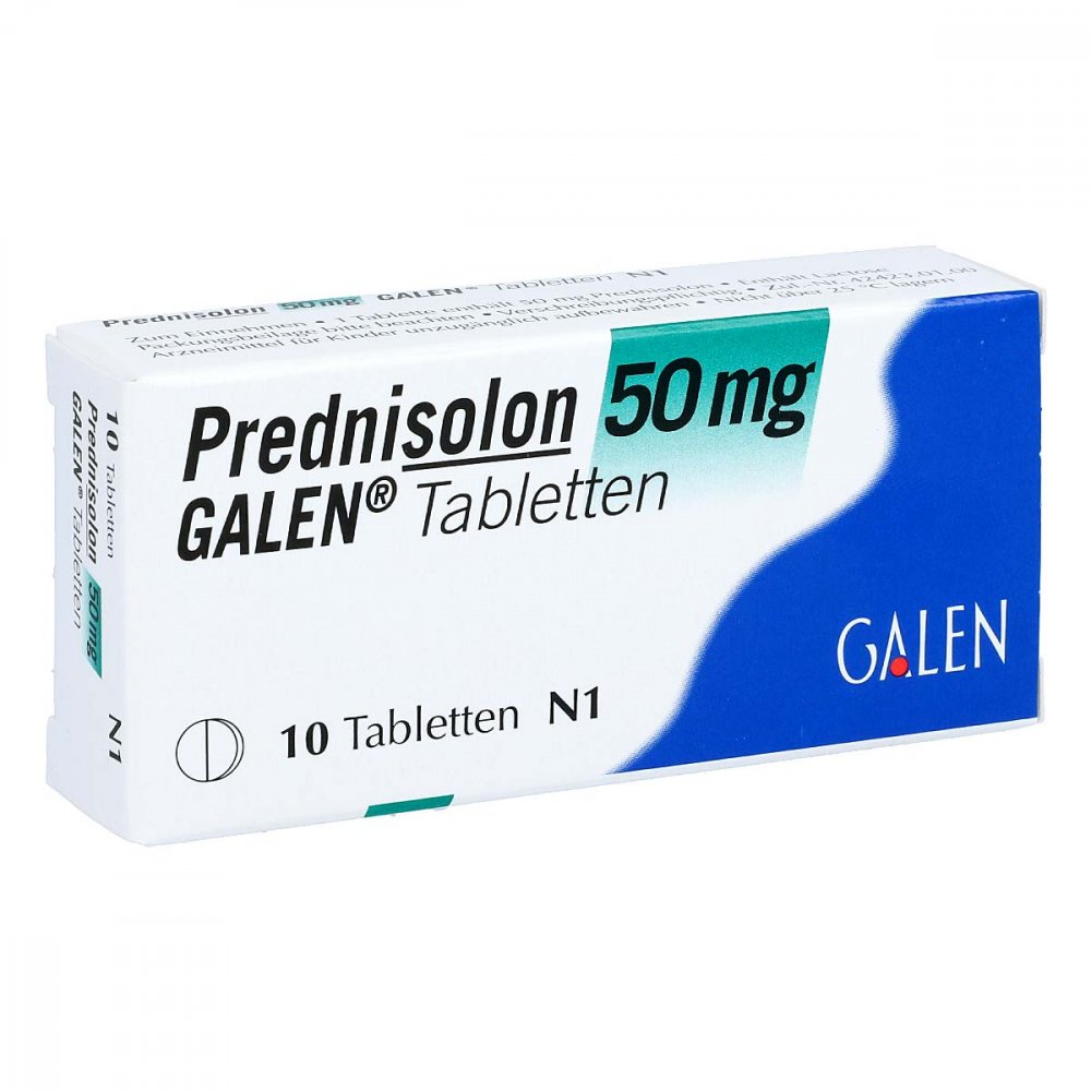Prednisolon 50 Mg Galen Tabletten (10 stk)