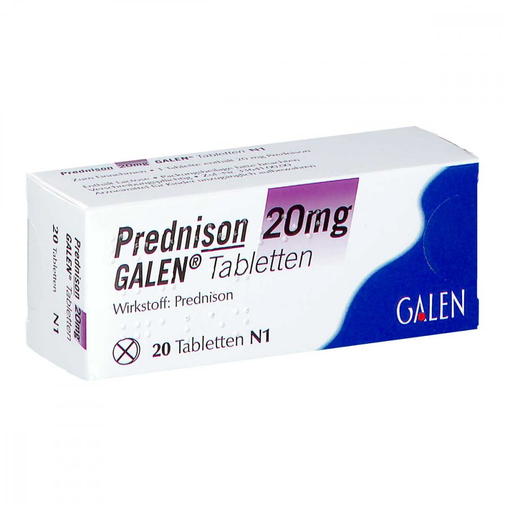 Prednison 20 Mg Galen Tabletten (20 stk)