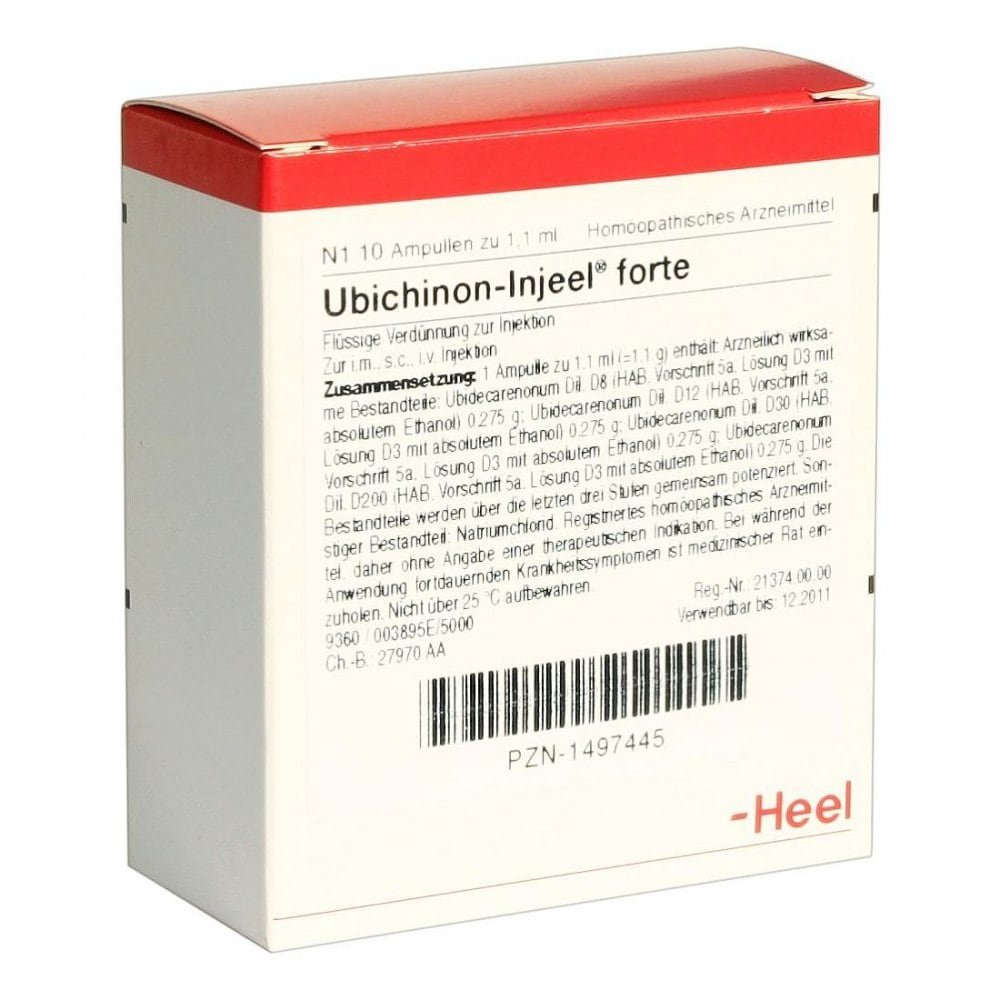 Ubichinon Injeel Forte Ampullen (10 stk)