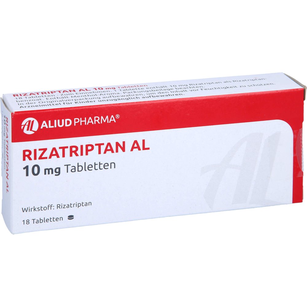 Rizatriptan Al 10 Mg Tabletten (18 stk)