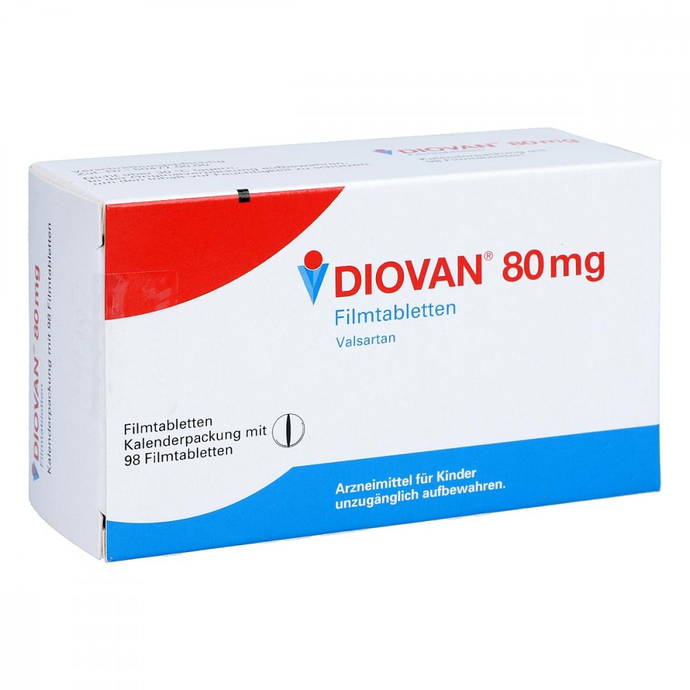 Diovan 80 Mg Filmtabletten (98 stk)