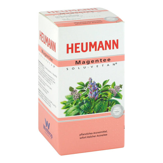 Das Produktfoto zeigt Heumann Magentee Solu Vetan (60 g) PZN 01518673