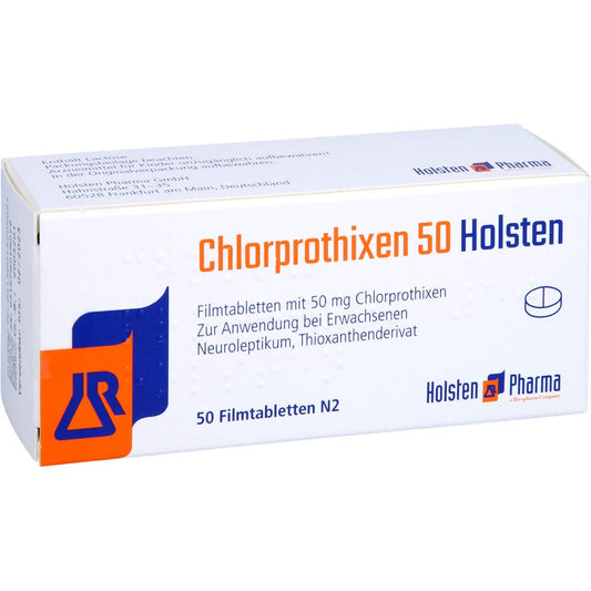 Das Produktfoto zeigt Chlorprothixen 50 Holsten Filmtabletten (50 stk) PZN 01520902