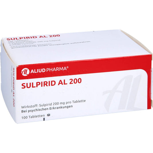 Das Produktfoto zeigt Sulpirid Al 200 Tabletten (100 stk) PZN 01545078