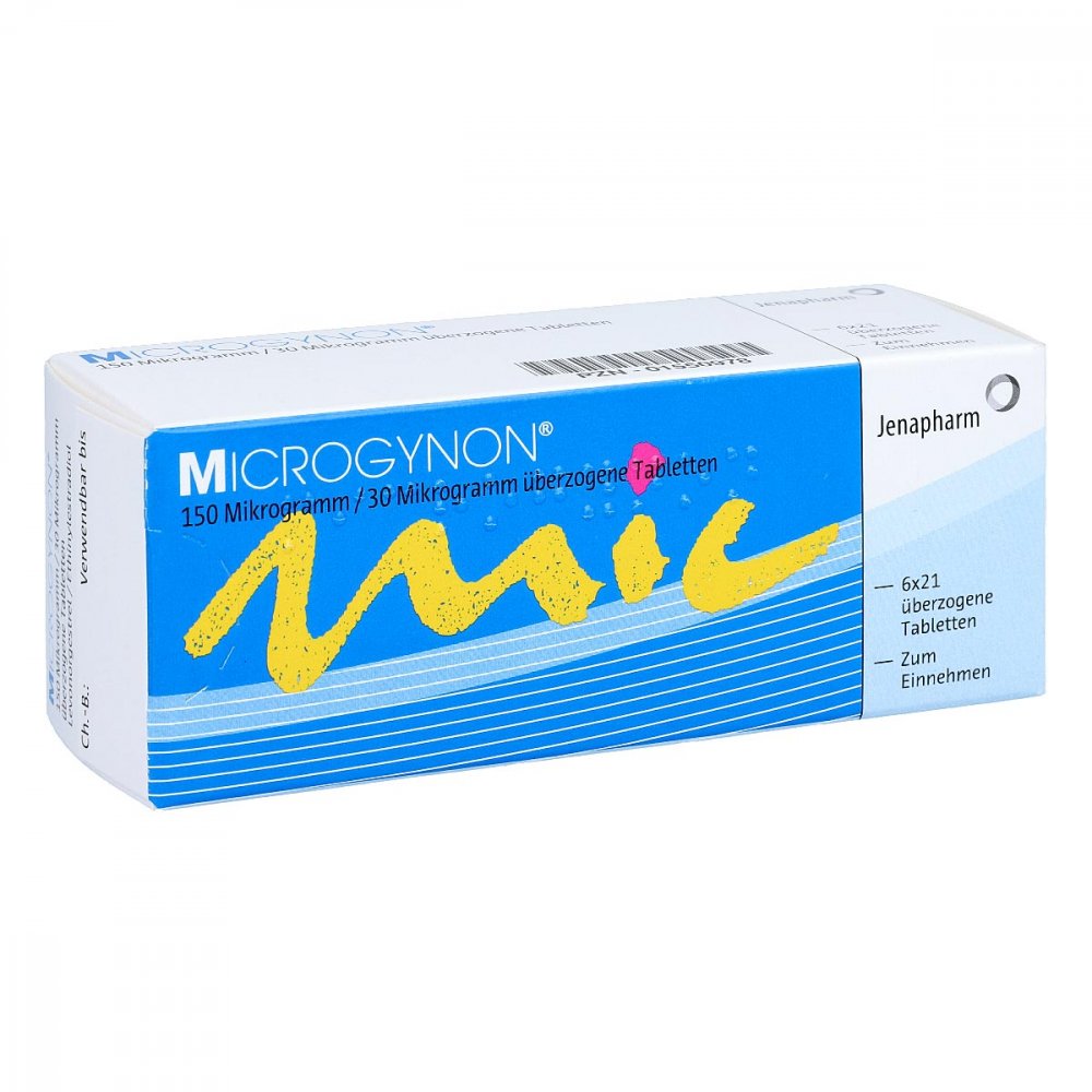 Microgynon 21 Überzogene Tabletten (6X21 stk)