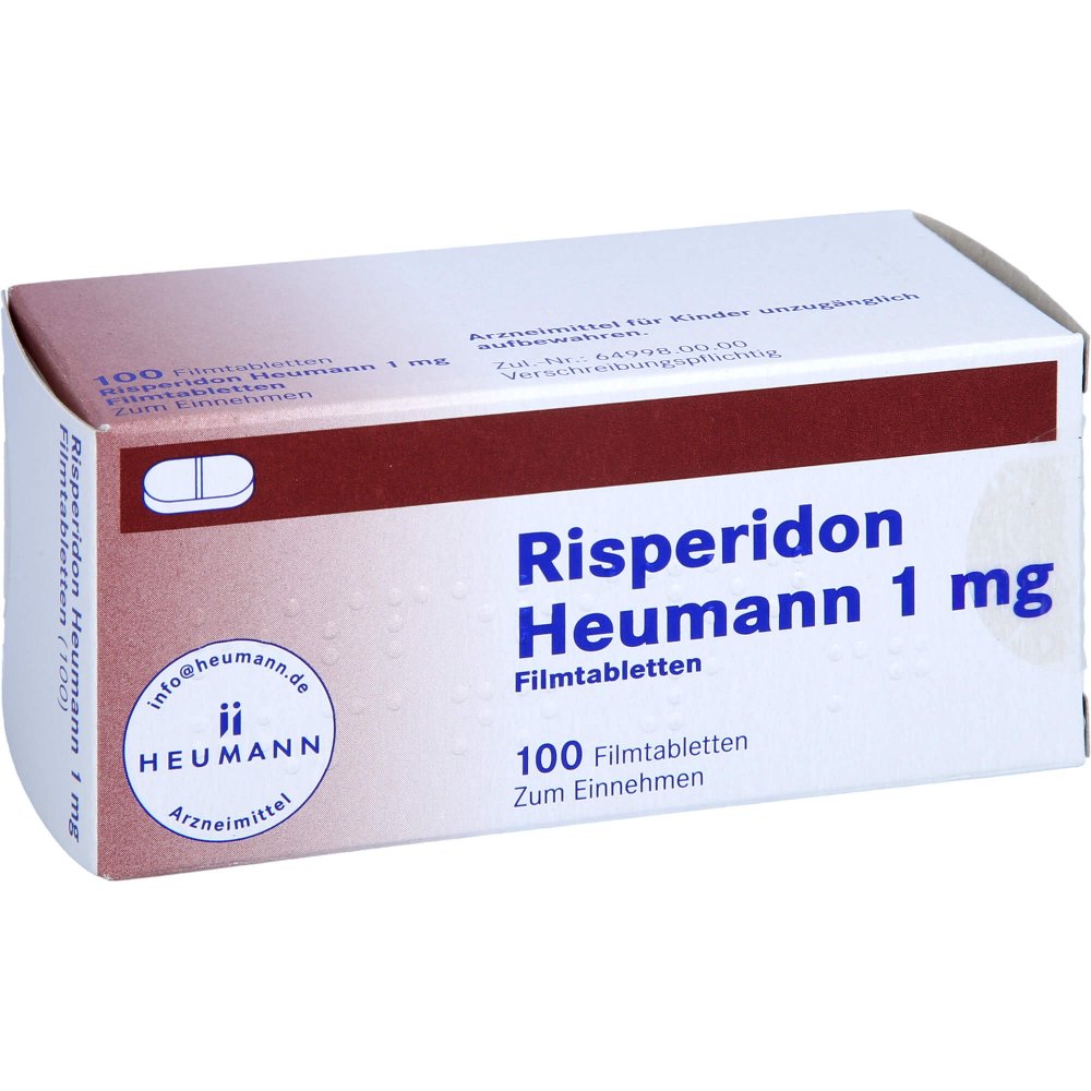 Risperidon Heumann 1 Mg Filmtabletten (100 stk)