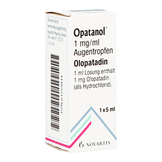 Das Produktfoto zeigt Opatanol 1 Mg/Ml Augentropfen (1X5 ml) PZN 01559844