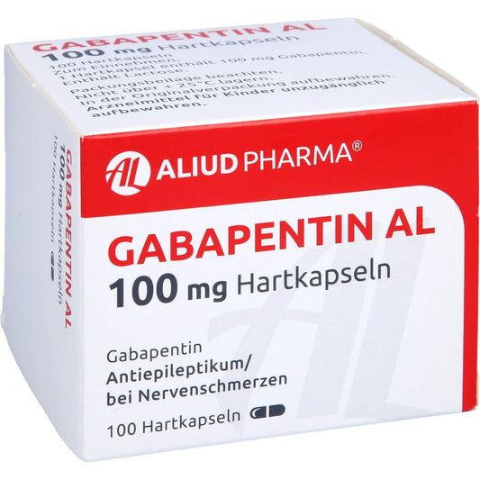 Das Produktfoto zeigt Gabapentin Al 100 Mg Hartkapseln (100 stk) PZN 01562898