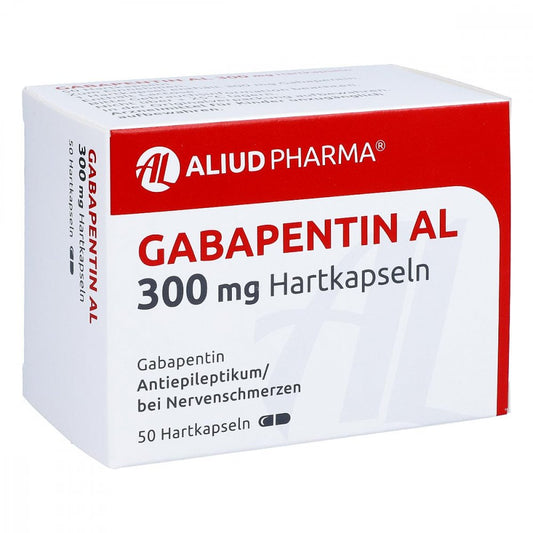 Das Produktfoto zeigt Gabapentin Al 300 Mg Hartkapseln (50 stk) PZN 01562935