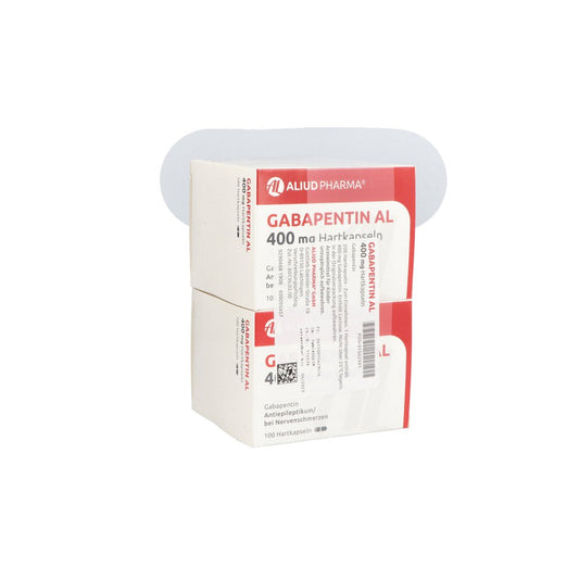 Das Produktfoto zeigt Gabapentin Al 400 Mg Hartkapseln (200 stk) PZN 01562941