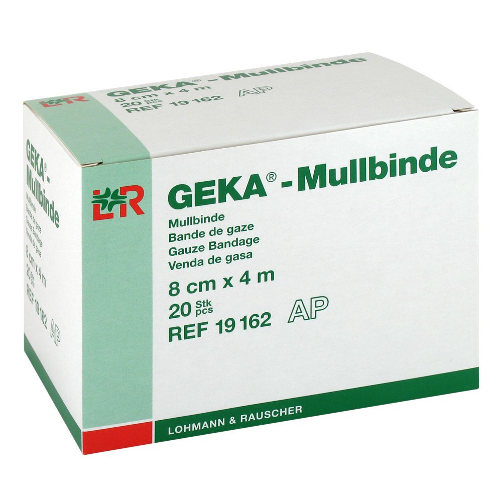 Mullbinden Geka 8 Cmx4 M (20 stk)
