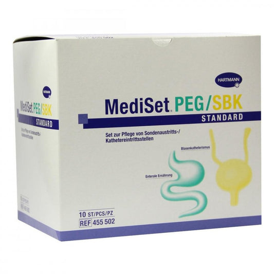 Das Produktfoto zeigt Mediset Peg/Sbk Standard Kombipackung (10 stk) PZN 01585818