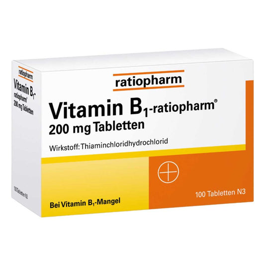 Vitamin B1-Ratiopharm 200 Mg Tabletten (100 stk)