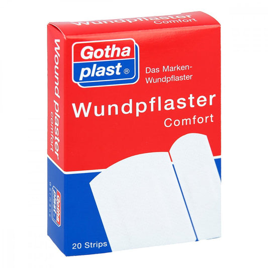 Das Produktfoto zeigt Gothaplast Wundpfl.Comfort 2 Größen (20 stk) PZN 01589762