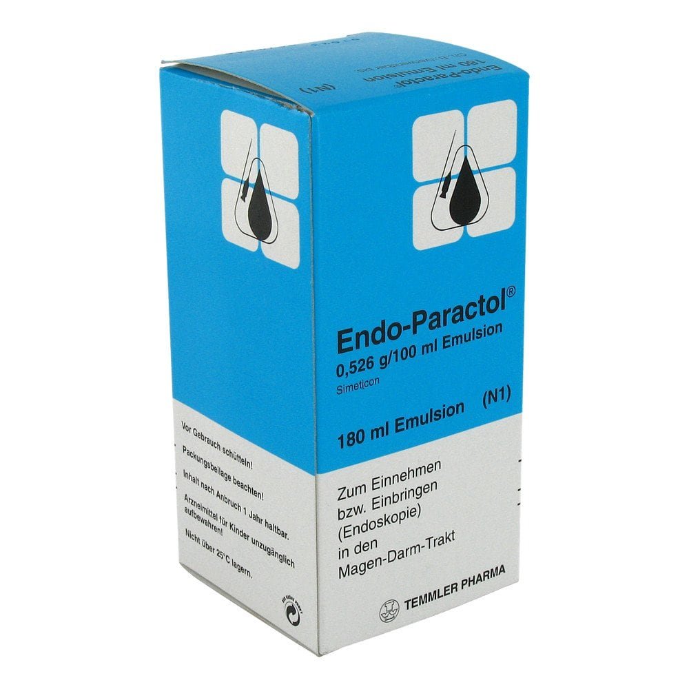 Das Produktfoto zeigt Endo Paractol Emulsion (180 ml) PZN 01596130