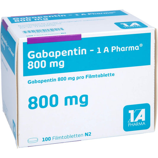 Gabapentin-1a Pharma 800 Mg Filmtabletten (100 stk)