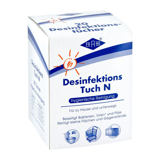 Das Produktfoto zeigt Desinfektionstuch N (20 stk) PZN 01606785