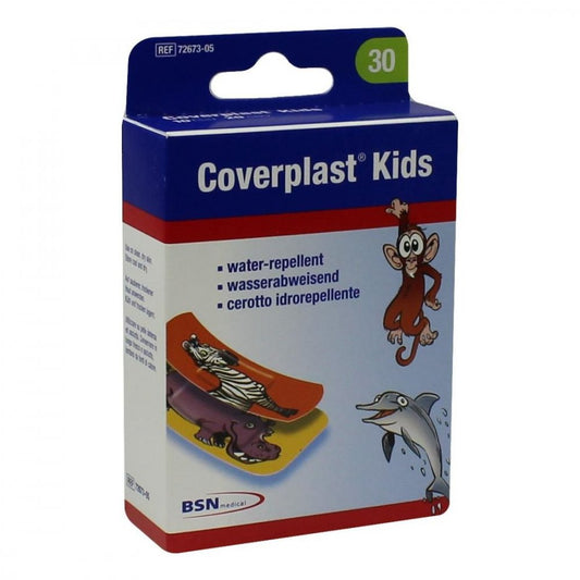 Das Produktfoto zeigt Coverplast Kids Pflasterstrips (30 stk) PZN 01610433