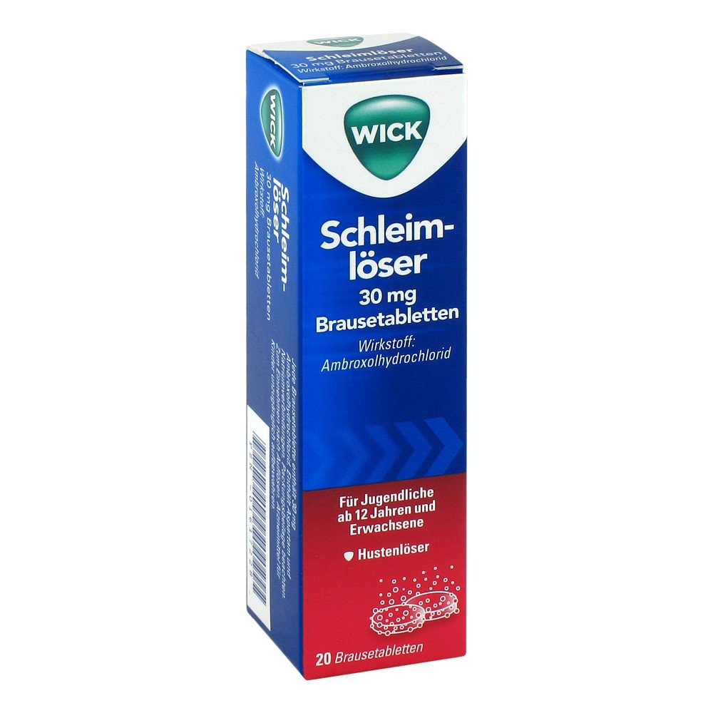 Das Produktfoto zeigt Wick Schleimlöser 30 Mg Brausetabletten (20 stk) PZN 01617228