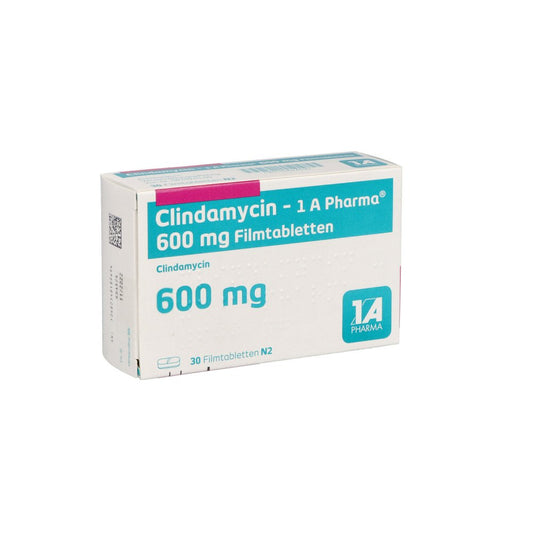 Clindamycin-1a Pharma 600 Mg Filmtabletten (30 stk)