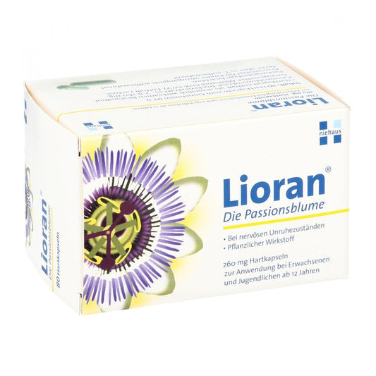 Das Produktfoto zeigt Lioran Die Passionsblume Hartkapseln (80 stk) PZN 01633500