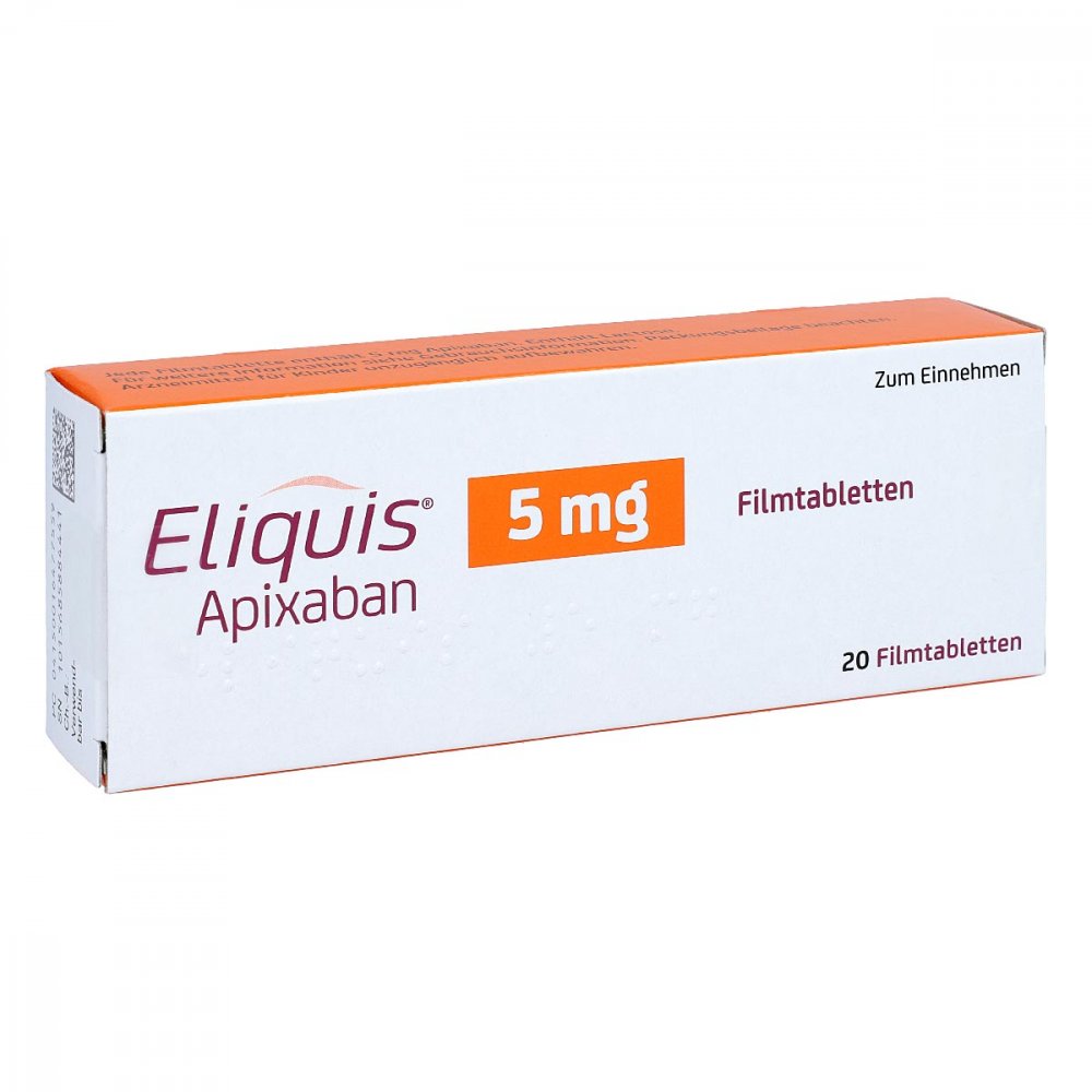 Eliquis 5 Mg Filmtabletten (20 stk)