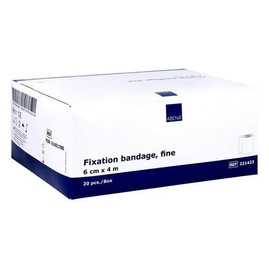 Das Produktfoto zeigt Mullbinden Elastisch 6 Cmx4 M (20 stk) PZN 01651780