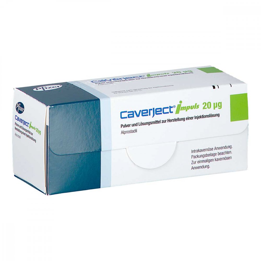 Caverject Impuls 20 Μg Zweikammerspr.P+Lm H.Inj.L. (2 stk)