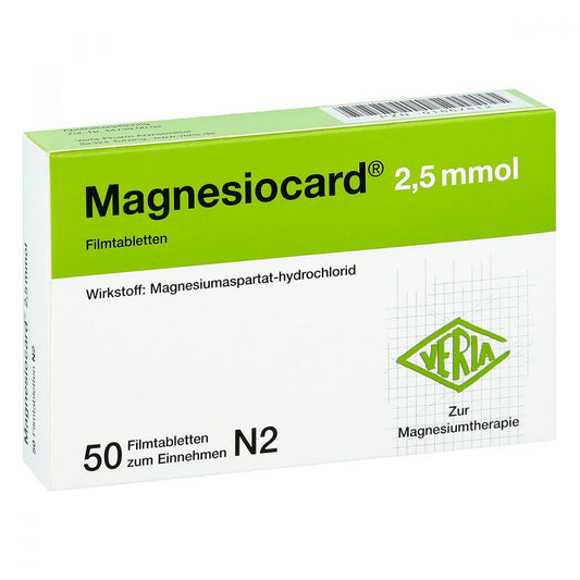 Magnesiocard 2,5 Mmol Filmtabletten (50 stk)