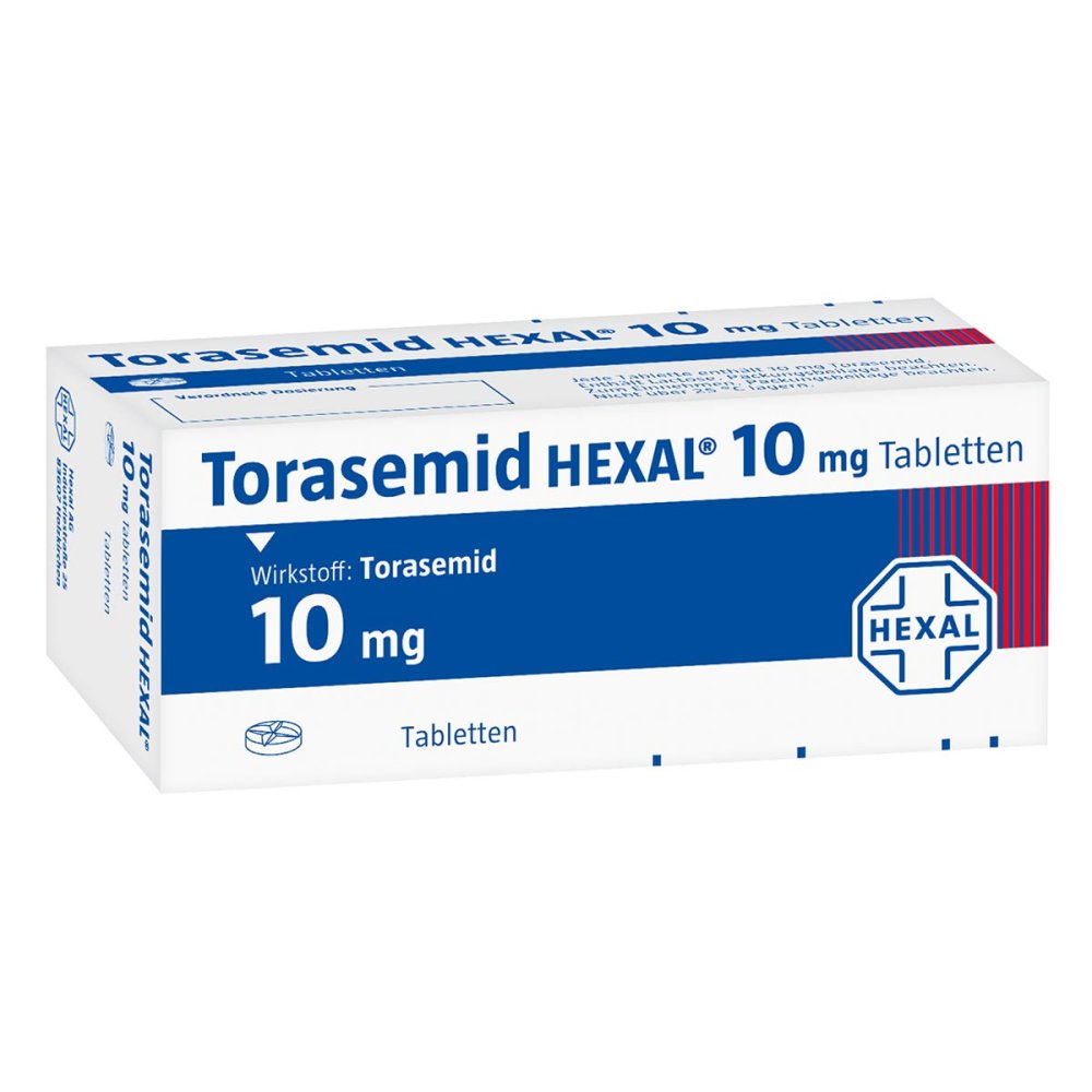 Torasemid Hexal 10 Mg Tabletten (50 stk)