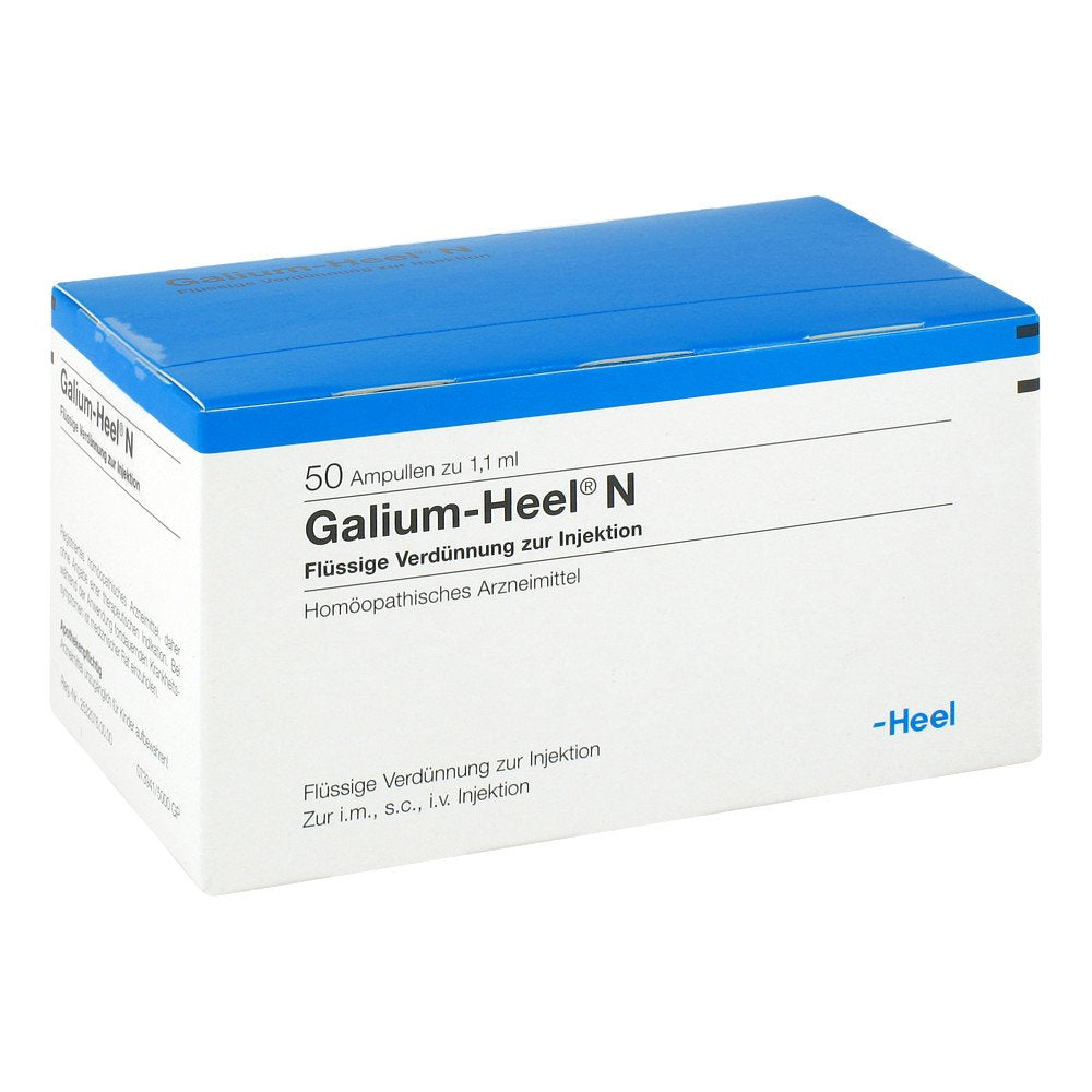Das Produktfoto zeigt Galium Heel N Ampullen (50 stk) PZN 01675740