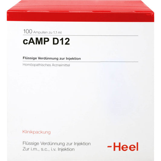 Das Produktfoto zeigt Camp D 12 Ampullen (100 stk) PZN 01698066