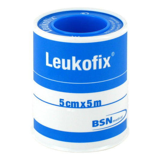 Das Produktfoto zeigt Leukofix Verbandpfl.5 Cmx5 M (1 stk) PZN 01698600
